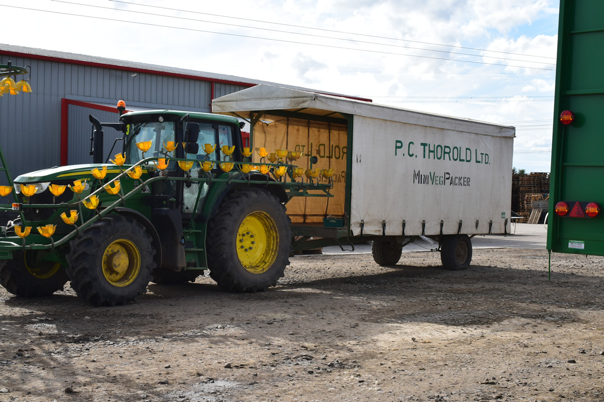 Tractor with Mini Veg Packer